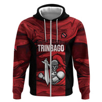Custom Trinbago Cricket Zip Hoodie Go Knight Riders Marble Pattern - Wonder Print Shop