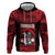 Custom Trinbago Cricket Zip Hoodie Go Knight Riders Marble Pattern - Wonder Print Shop