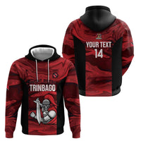 Custom Trinbago Cricket Zip Hoodie Go Knight Riders Marble Pattern - Wonder Print Shop