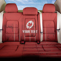 Custom Canada Rugby 2026 Back Car Seat Cover Maple Leaf Striped Line Style