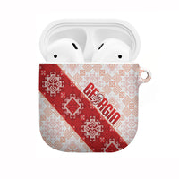 Georgia Rugby 2026 AirPods Case Georgian Folk Pattern