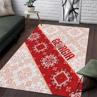 Georgia Rugby 2026 Area Rug Georgian Folk Pattern