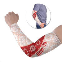 Custom Georgia Rugby 2026 Arm Sleeves Georgian Folk Pattern