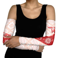 Custom Georgia Rugby 2026 Arm Sleeves Georgian Folk Pattern