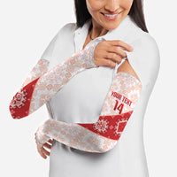 Custom Georgia Rugby 2026 Arm Sleeves Georgian Folk Pattern