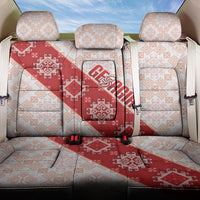 Georgia Rugby 2026 Back Car Seat Cover Georgian Folk Pattern