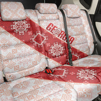Georgia Rugby 2026 Back Car Seat Cover Georgian Folk Pattern