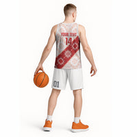Custom Georgia Rugby 2026 Basketball Jersey Georgian Folk Pattern