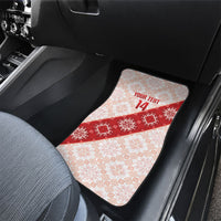 Custom Georgia Rugby 2026 Car Mats Georgian Folk Pattern