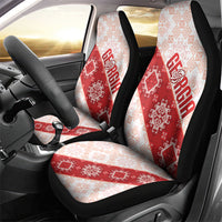 Georgia Rugby 2026 Car Seat Cover Georgian Folk Pattern