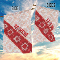 Georgia Rugby 2026 Garden Flag Georgian Folk Pattern