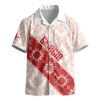 Custom Georgia Rugby 2026 Kid Hawaiian Shirt Georgian Folk Pattern