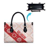 Georgia Rugby 2026 Leather Bag Georgian Folk Pattern
