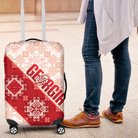 Georgia Rugby 2026 Luggage Cover Georgian Folk Pattern