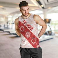 Custom Georgia Rugby 2026 Men Tank Top Georgian Folk Pattern