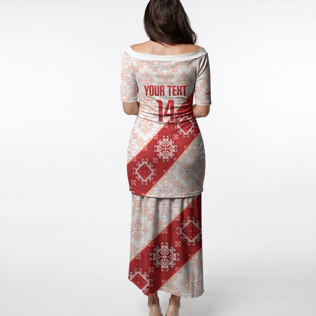 Custom Georgia Rugby 2026 Puletasi Georgian Folk Pattern