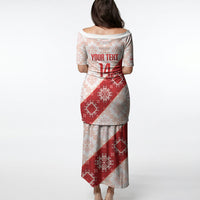 Custom Georgia Rugby 2026 Puletasi Georgian Folk Pattern