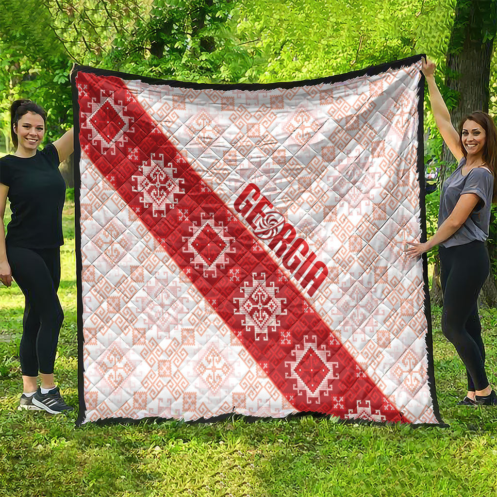 Georgia Rugby 2026 Quilt Georgian Folk Pattern