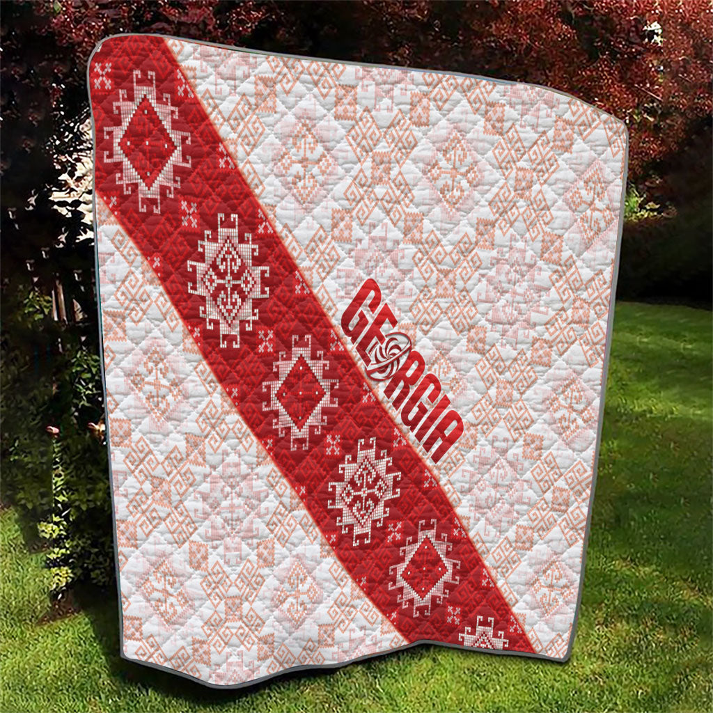 Georgia Rugby 2026 Quilt Georgian Folk Pattern