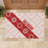 Georgia Rugby 2026 Rubber Doormat Georgian Folk Pattern