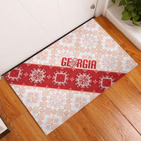 Georgia Rugby 2026 Rubber Doormat Georgian Folk Pattern