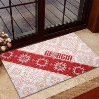 Georgia Rugby 2026 Rubber Doormat Georgian Folk Pattern