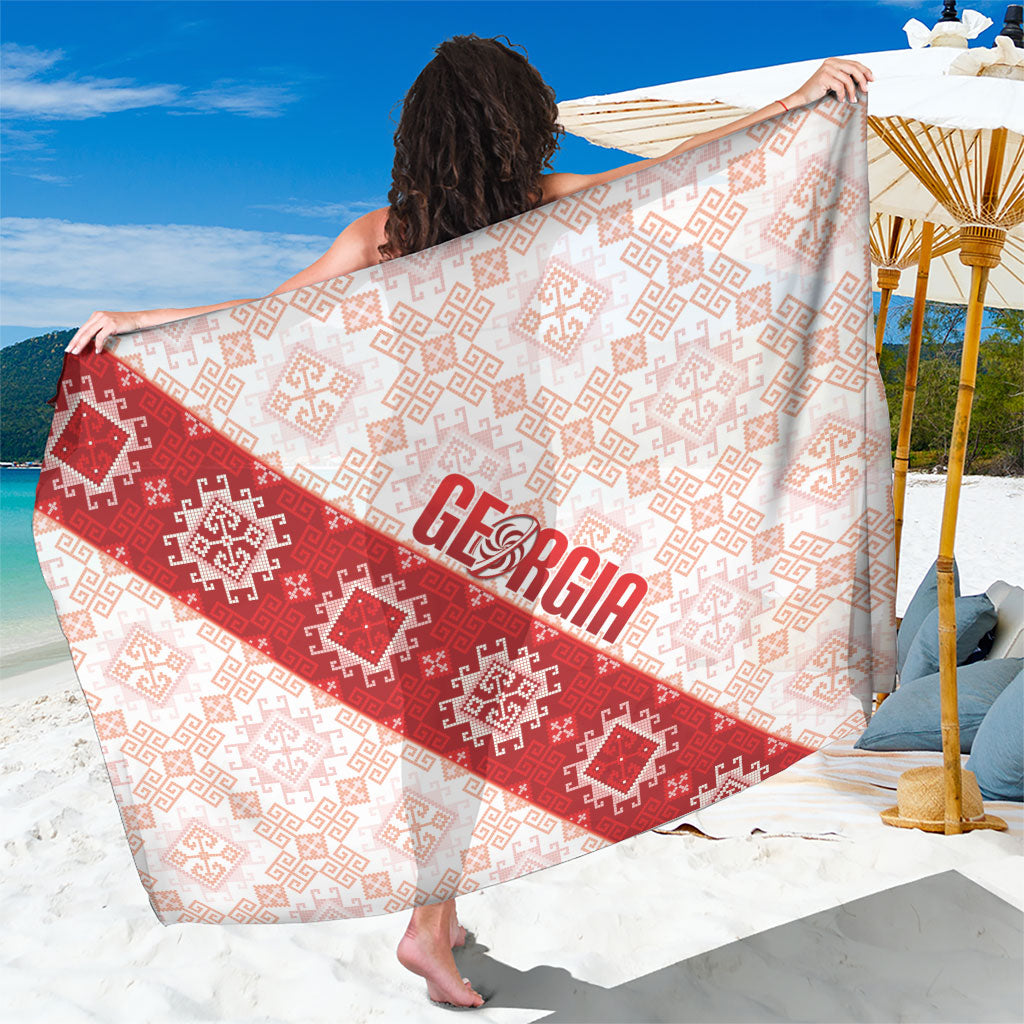 Georgia Rugby 2026 Sarong Georgian Folk Pattern