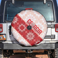 Georgia Rugby 2026 Spare Tire Cover Georgian Folk Pattern
