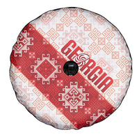 Georgia Rugby 2026 Spare Tire Cover Georgian Folk Pattern