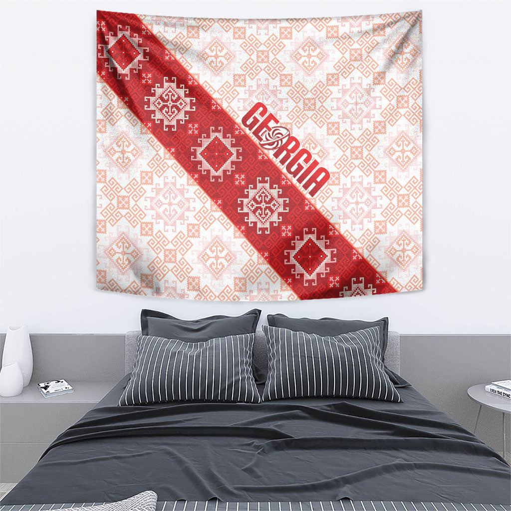 Georgia Rugby 2026 Tapestry Georgian Folk Pattern