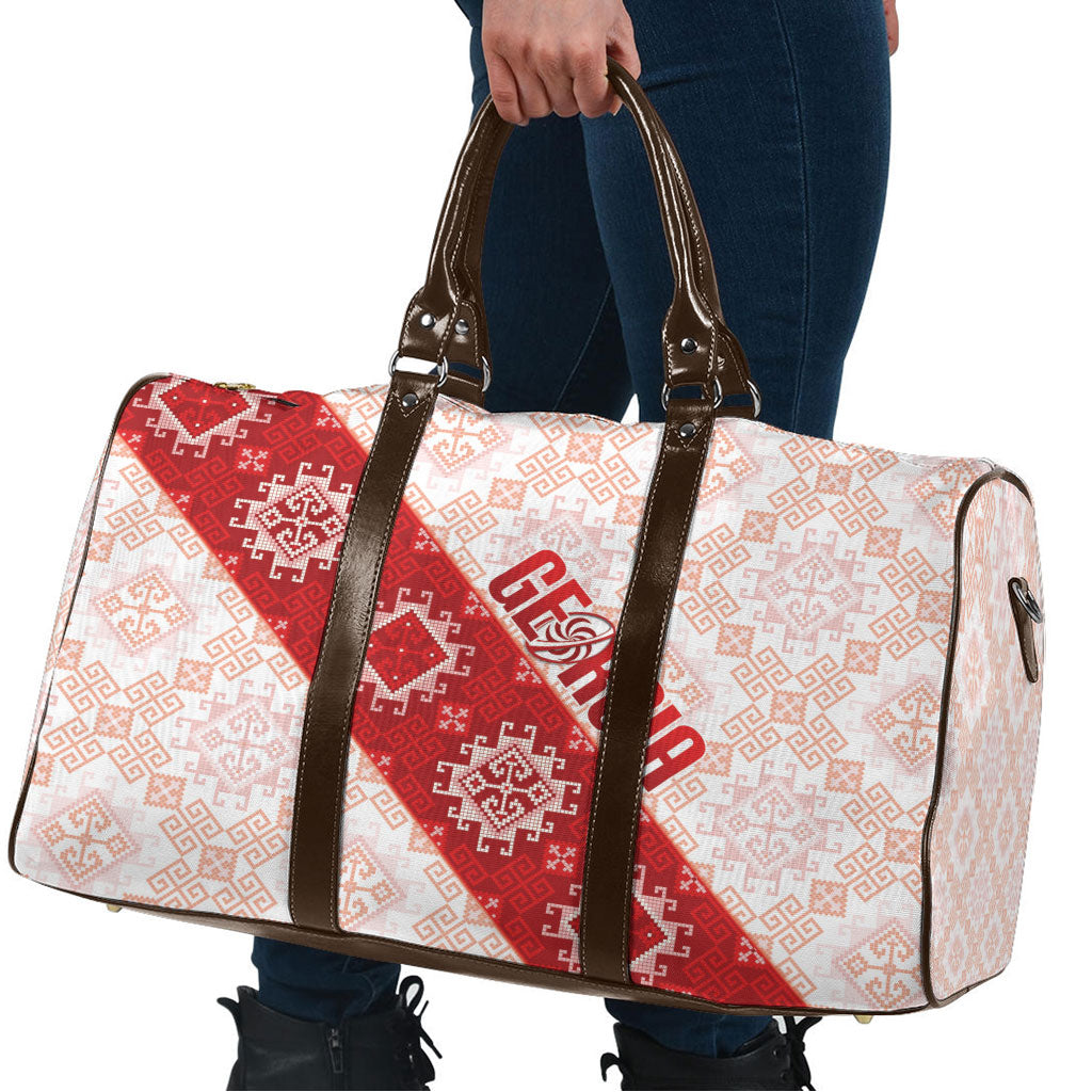 Georgia Rugby 2026 Travel Bag Georgian Folk Pattern