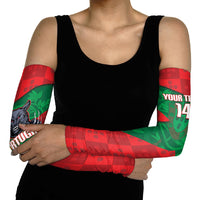 Custom Portugal Rugby 2026 Arm Sleeves Os Lobos Wolf Mascot