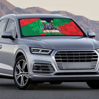 Custom Portugal Rugby 2026 Auto Sun Shade Os Lobos Wolf Mascot