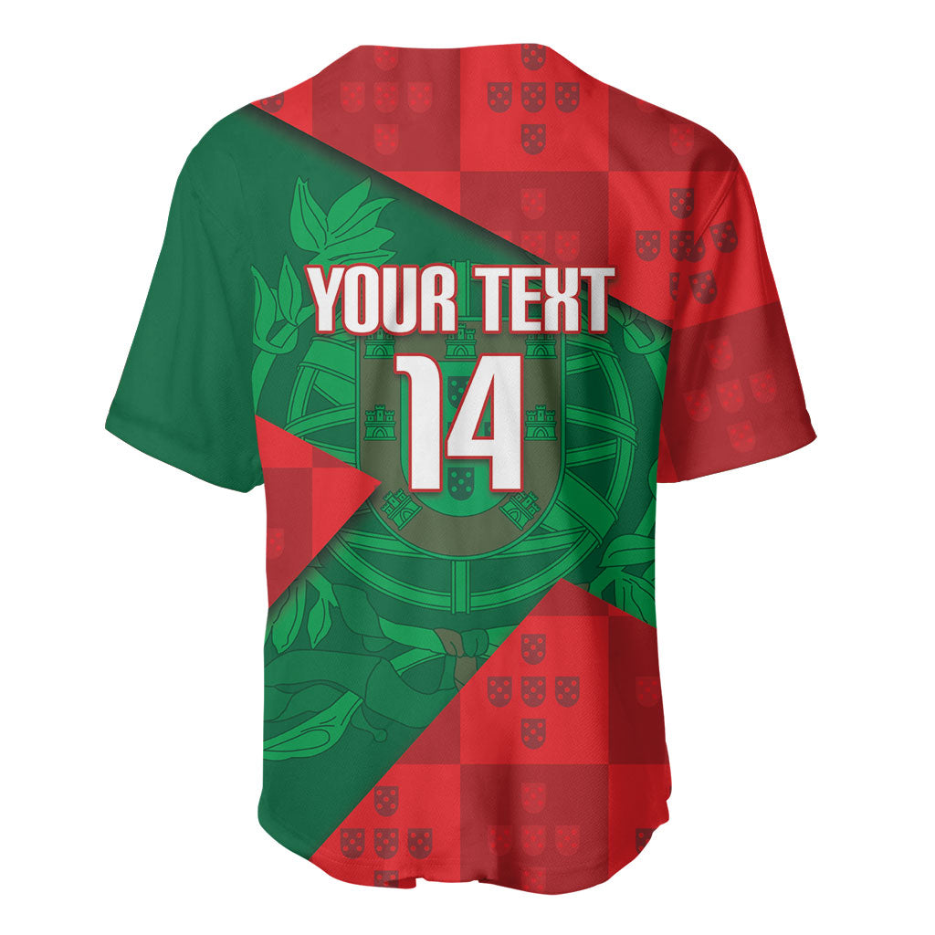 Custom Portugal Rugby 2026 Baseball Jersey Os Lobos Wolf Mascot