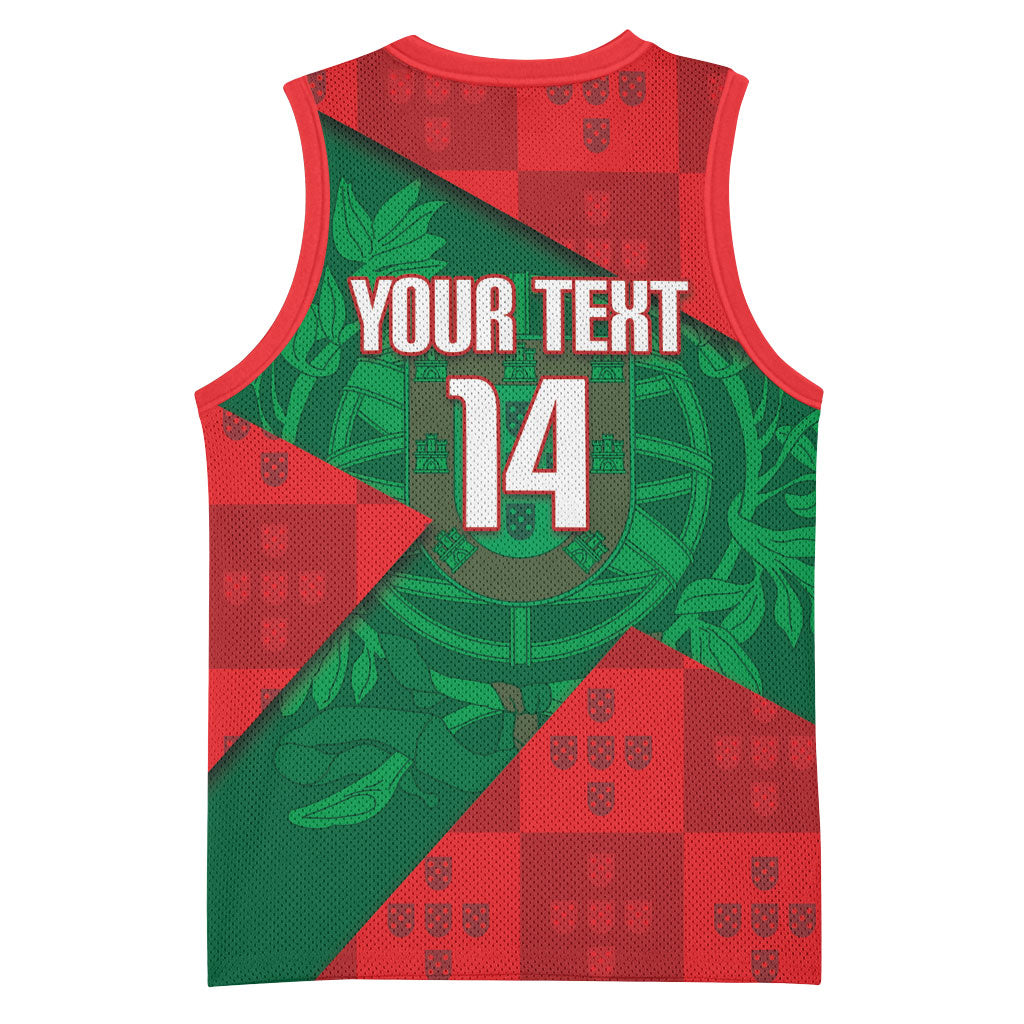 Custom Portugal Rugby 2026 Basketball Jersey Os Lobos Wolf Mascot