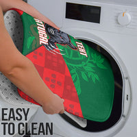 Custom Portugal Rugby 2026 Bathroom Set Os Lobos Wolf Mascot