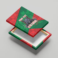 Custom Portugal Rugby 2026 Canvas Wall Art Os Lobos Wolf Mascot