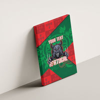 Custom Portugal Rugby 2026 Canvas Wall Art Os Lobos Wolf Mascot