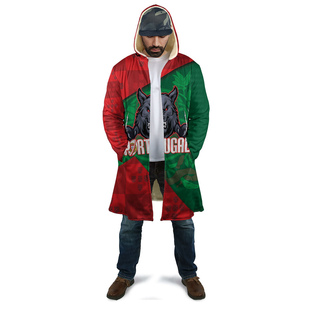 Custom Portugal Rugby 2026 Cloak Os Lobos Wolf Mascot