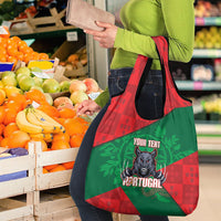 Custom Portugal Rugby 2026 Grocery Bag Os Lobos Wolf Mascot