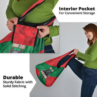 Custom Portugal Rugby 2026 Grocery Bag Os Lobos Wolf Mascot