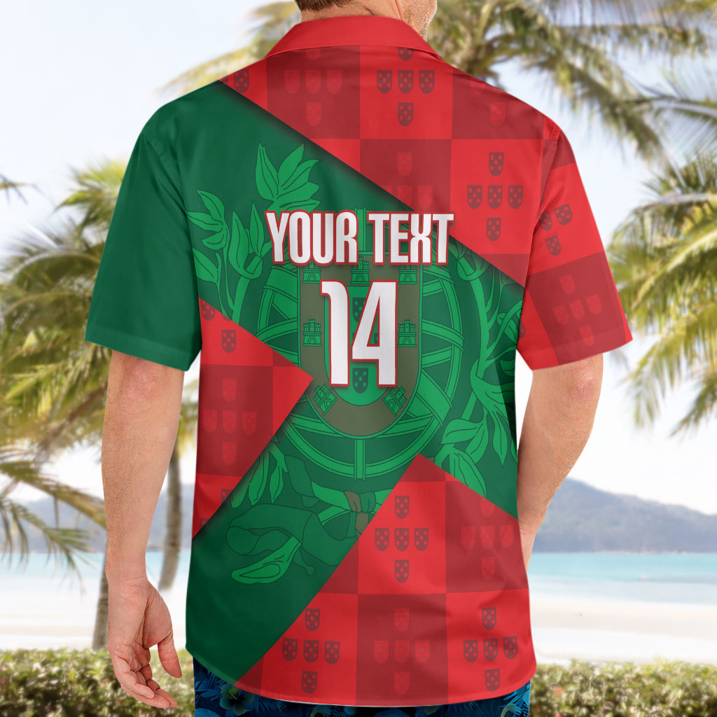 Custom Portugal Rugby 2026 Hawaiian Shirt Os Lobos Wolf Mascot