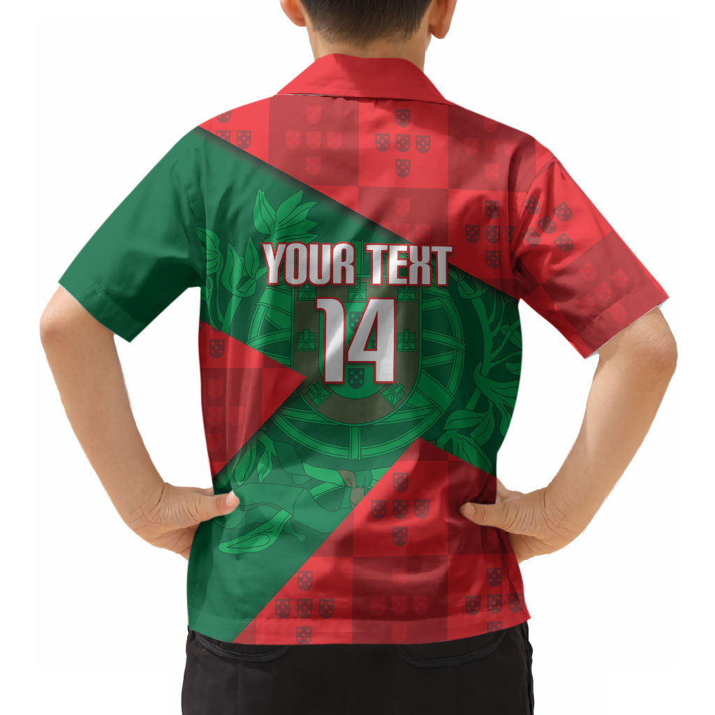 Custom Portugal Rugby 2026 Hawaiian Shirt Os Lobos Wolf Mascot