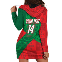 Custom Portugal Rugby 2026 Hoodie Dress Os Lobos Wolf Mascot
