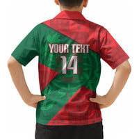 Custom Portugal Rugby 2026 Kid Hawaiian Shirt Os Lobos Wolf Mascot