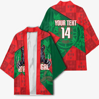 Custom Portugal Rugby 2026 Kimono Os Lobos Wolf Mascot