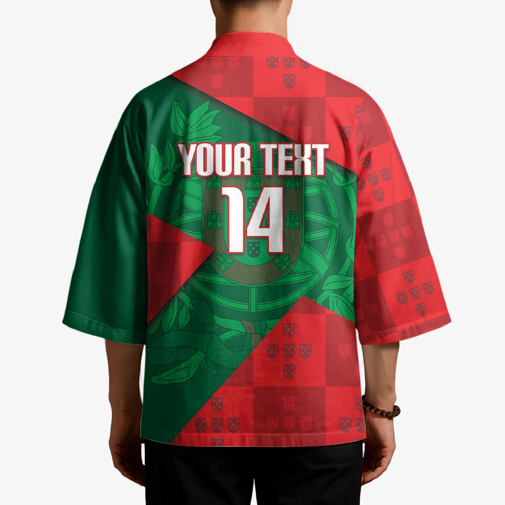 Custom Portugal Rugby 2026 Kimono Os Lobos Wolf Mascot
