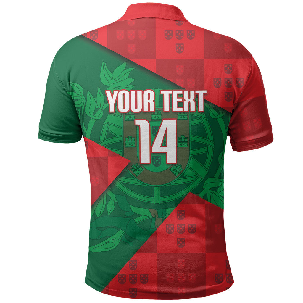 Custom Portugal Rugby 2026 Polo Shirt Os Lobos Wolf Mascot