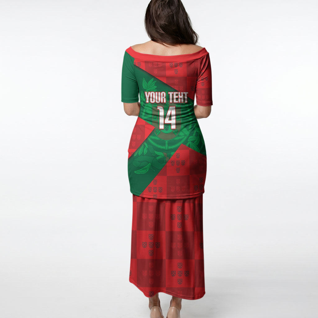 Custom Portugal Rugby 2026 Puletasi Os Lobos Wolf Mascot