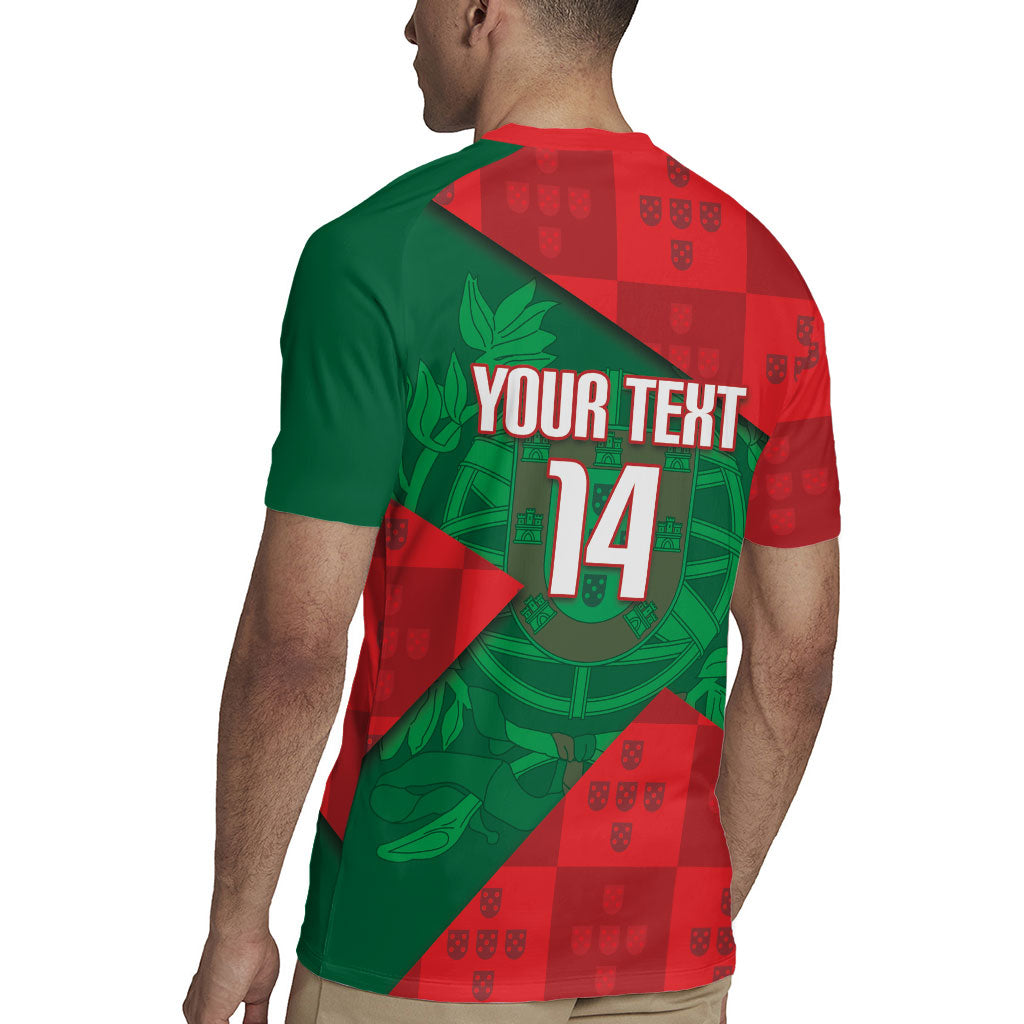 Custom Portugal Rugby 2026 Rugby Jersey Os Lobos Wolf Mascot